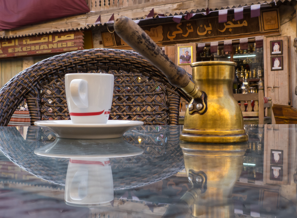 Arabic coffee and dates