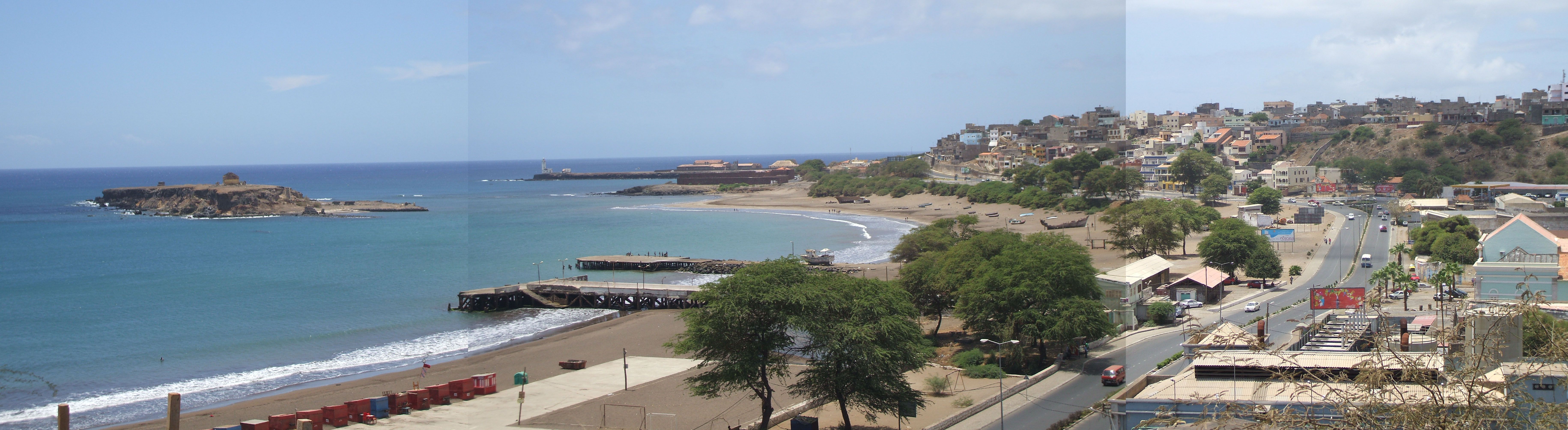 Praia, on Santiago island travel view