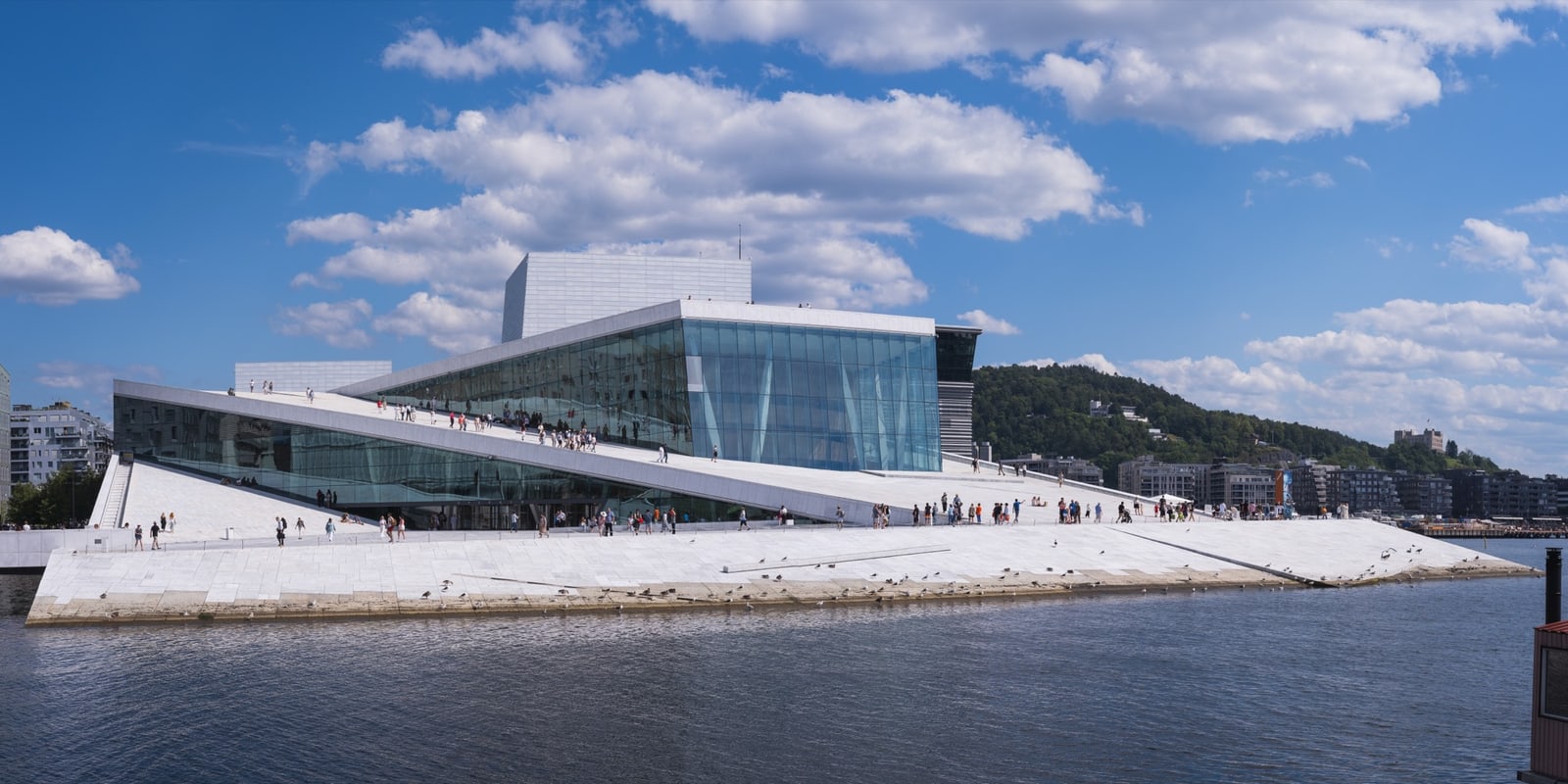 Oslo: Opera House, Harbor, and the First Night Route Photos