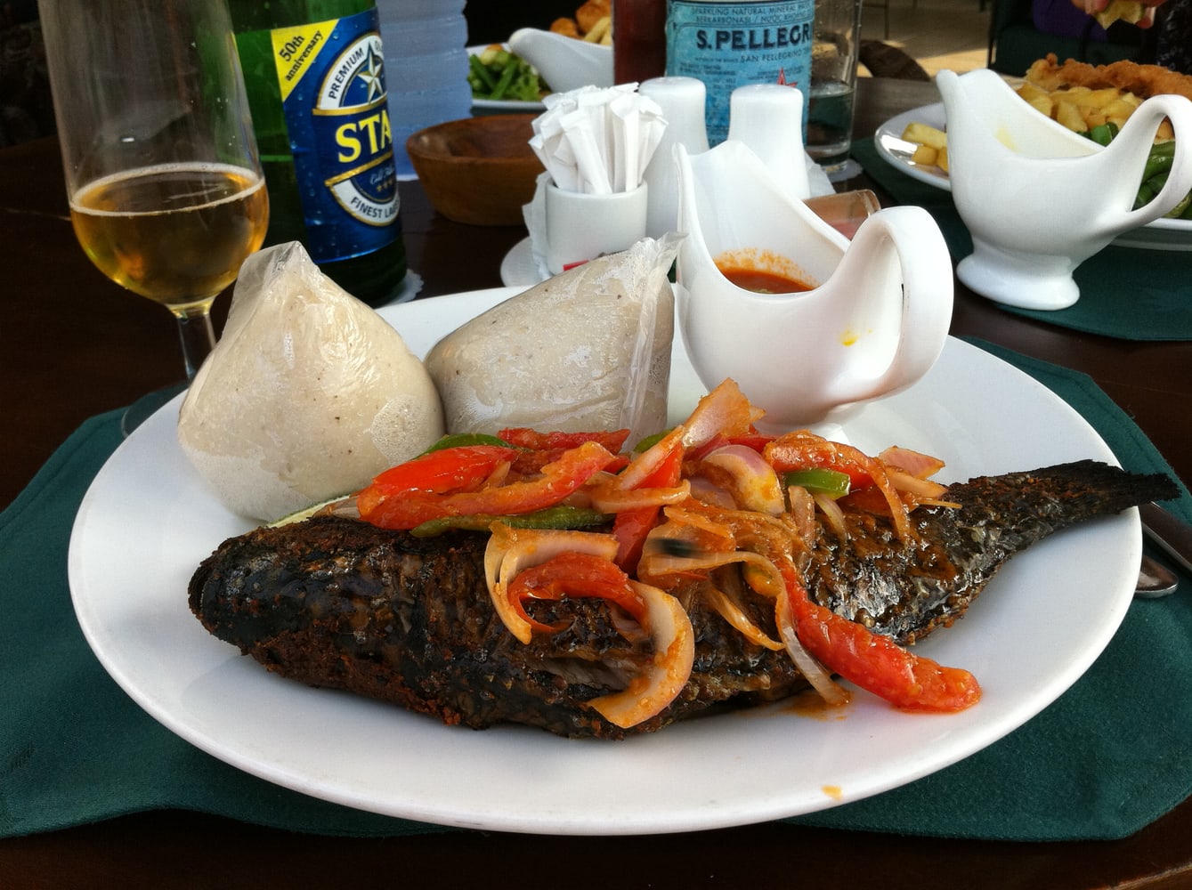 Grilled tilapia